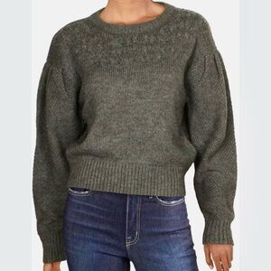 ASTR The Label Women's Charcoal Crew Neck Sweater